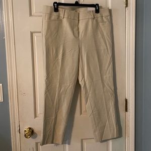 Loft cream colored pants